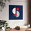 Thumbnail: Geometric 29 Matte Poster - Washington Wizards - Alt