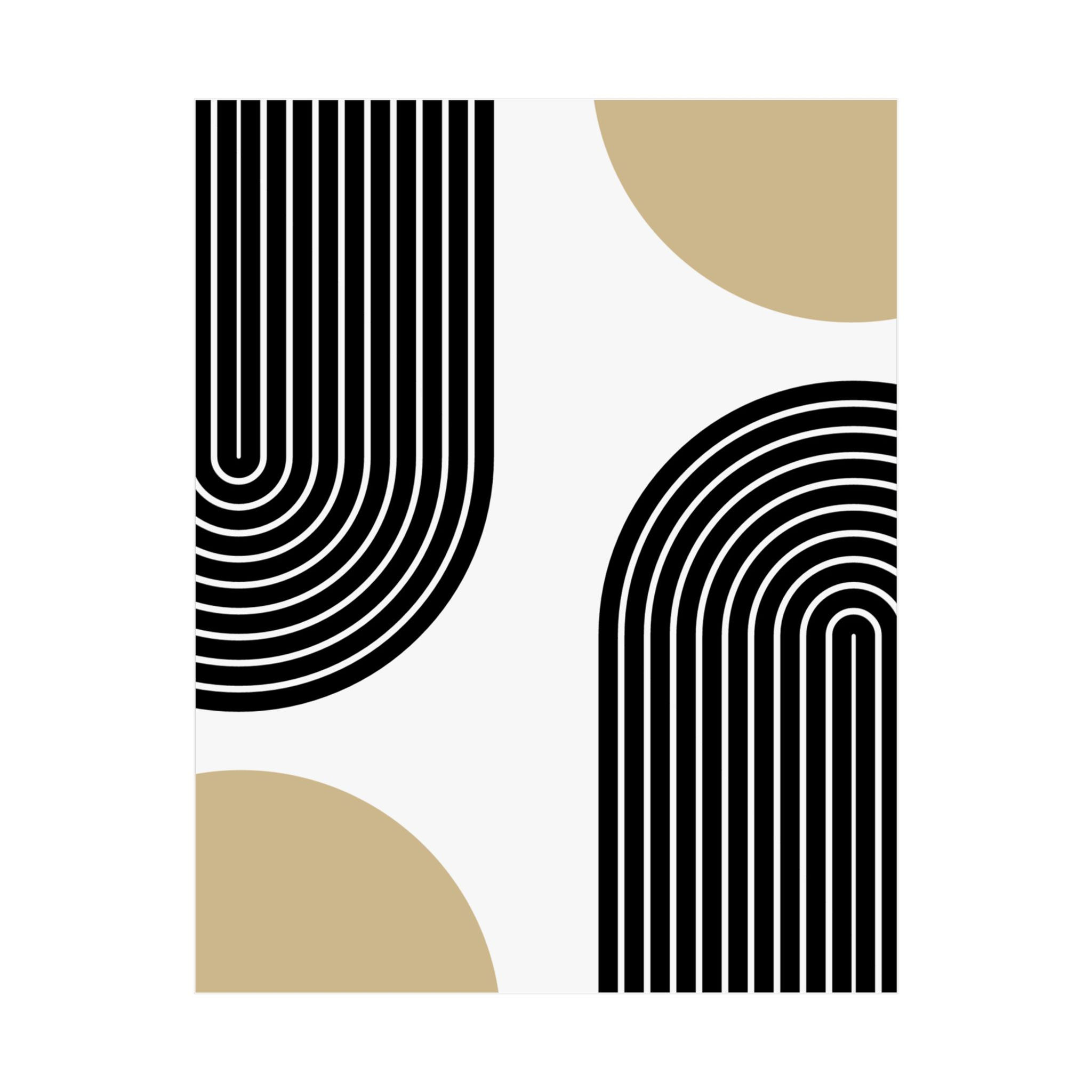 Geometric 10 Matte Poster - New Orleans Saints - Home