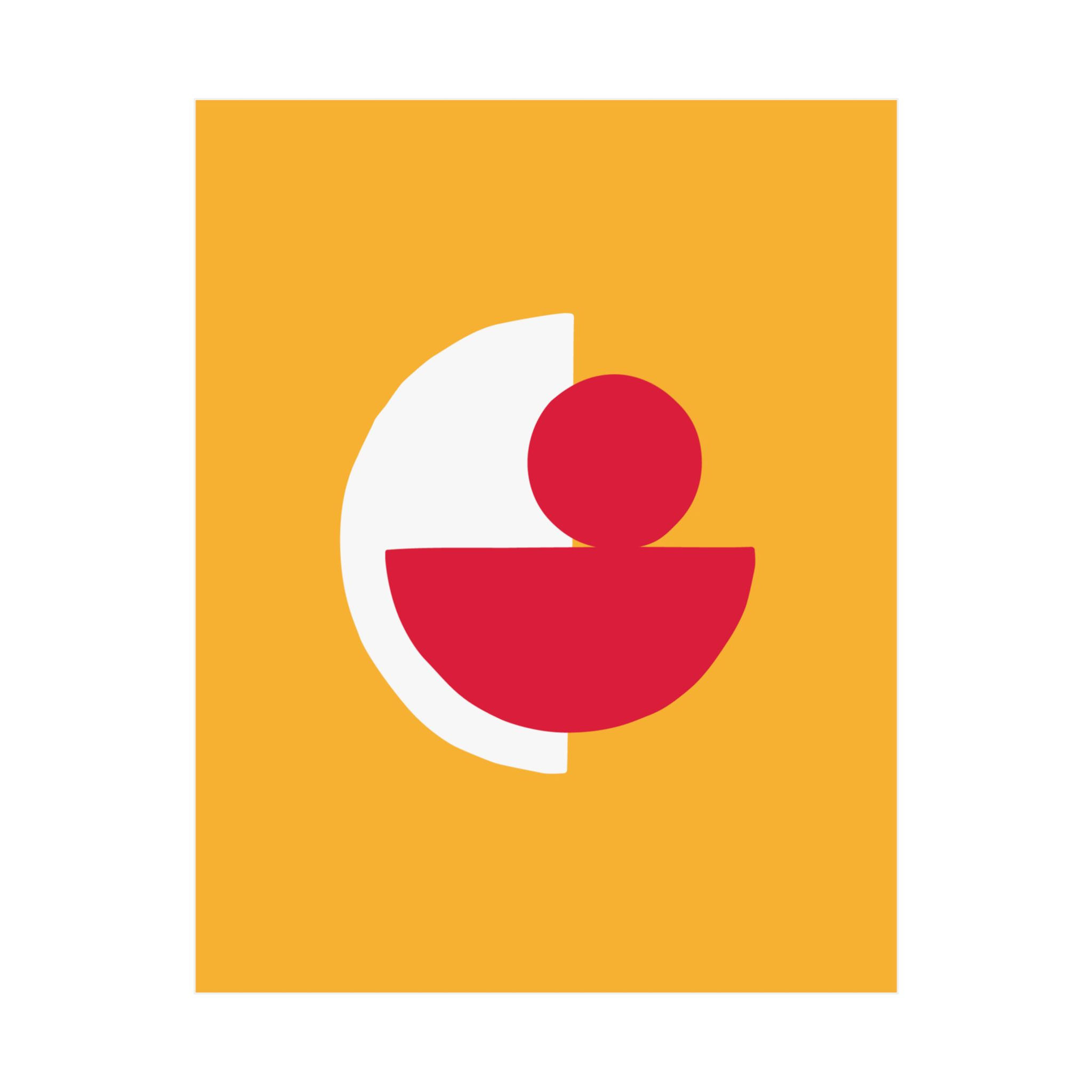 Modern Geometric 31 Matte Poster - Kansas City Chiefs - Alt