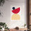 Thumbnail: Modern Geometric 26 Matte Poster - Atlanta Braves - Home