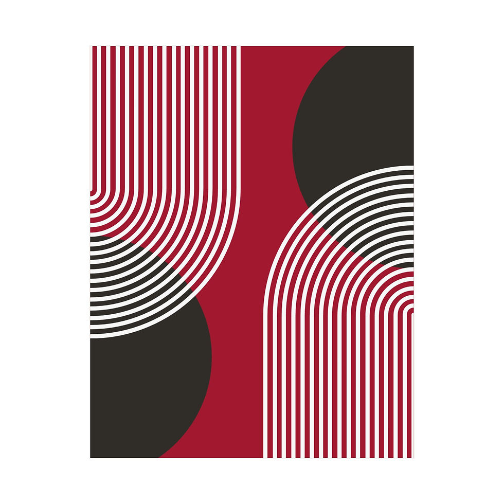 Geometric 25 Matte Poster - Tampa Bay Buccaneers - Away