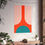 Thumbnail: Modern Geometric 11 Matte Poster - Miami Dolphins - Alt