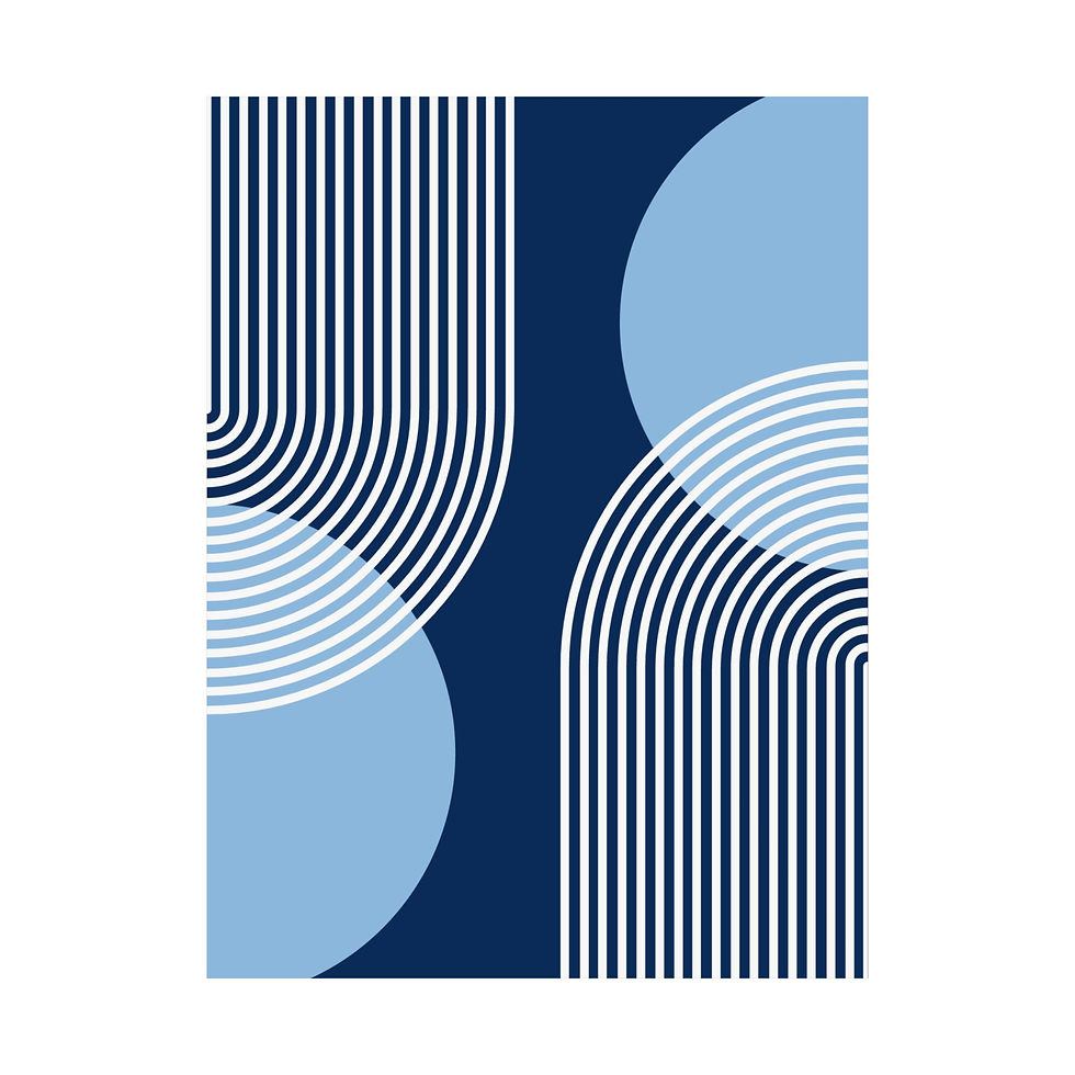 Thumbnail: Geometric 25 Matte Poster - Tampa Bay Rays - Away