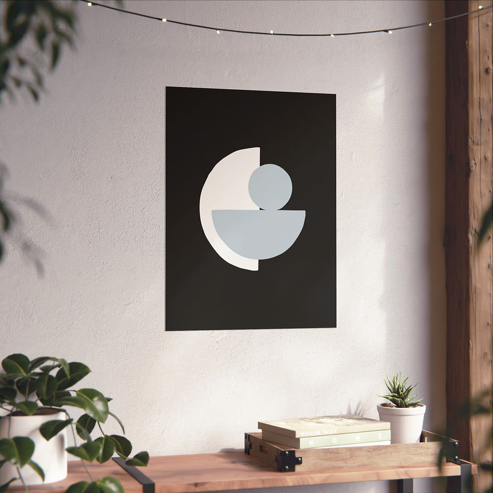 Thumbnail: Geometric 31 Matte Poster - San Antonio Spurs - Away
