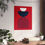 Thumbnail: Modern Geometric 24 Matte Poster - New England Patriots - Alt