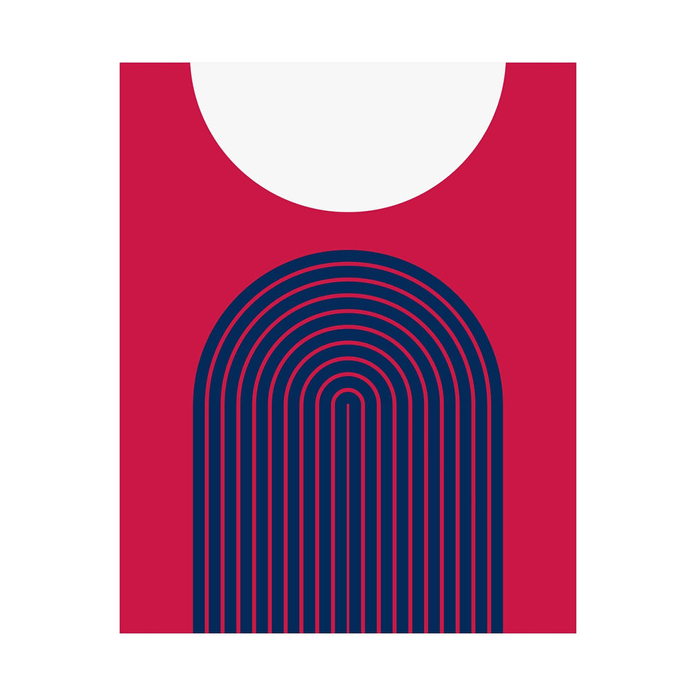 Thumbnail: Geometric 09 Matte Poster - Minnesota Twins - Alt
