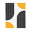 Thumbnail: Modern Geometric - 10 - Matte Poster - Pittsburgh Steelers - Home
