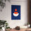 Thumbnail: Modern Geometric 28 Matte Poster - New York Mets - Away