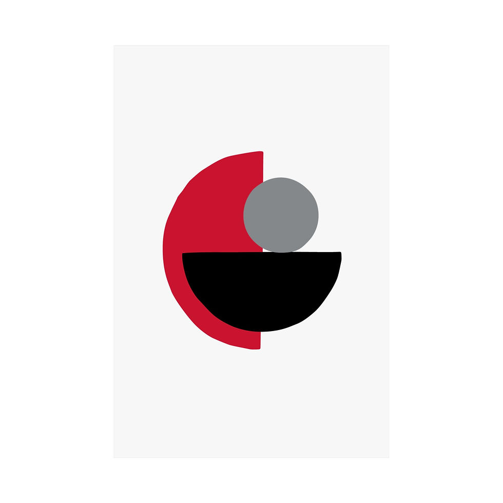 Thumbnail: Geometric 31 Matte Poster - Portland Trailblazers - Home
