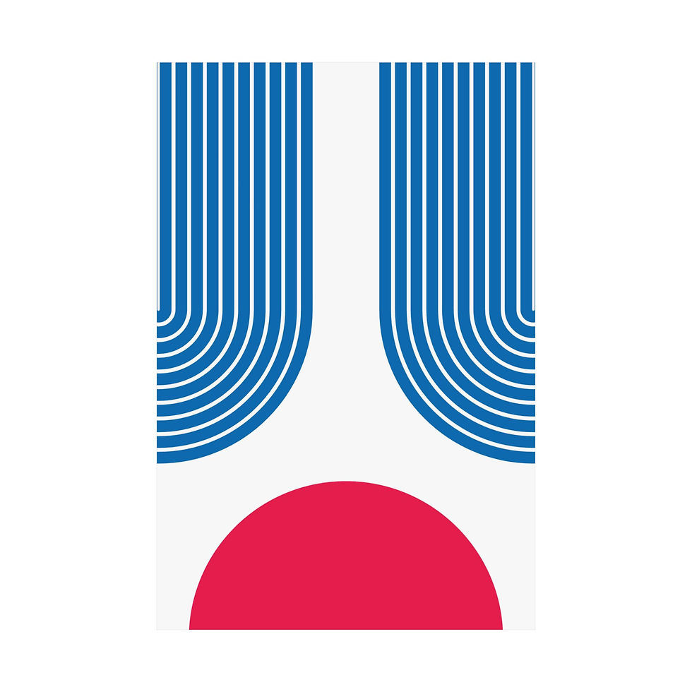 Thumbnail: Geometric 11 Matte Poster - Philadelphia 76ers - Home