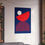 Thumbnail: Modern Geometric 26 Matte Poster - Philadelphia Phillies - Alt