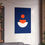 Thumbnail: Modern Geometric 28 Matte Poster - New York Mets - Away