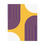 Thumbnail: Modern Geometric 10 Matte Poster - Minnesota Vikings - Alt