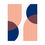 Thumbnail: Modern Geometric 25 Matte Poster - New York Mets - Home