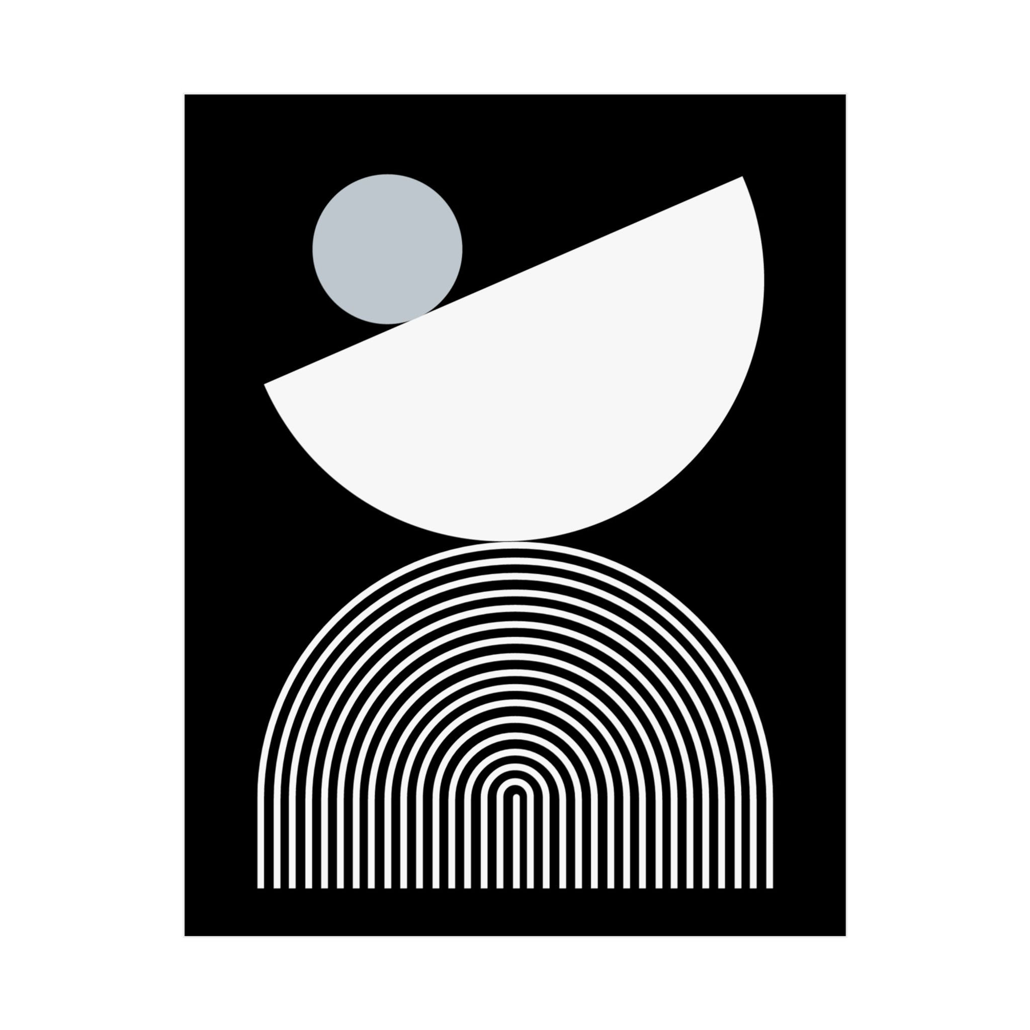 Geometric 26 Matte Poster - San Antonio Spurs - Away