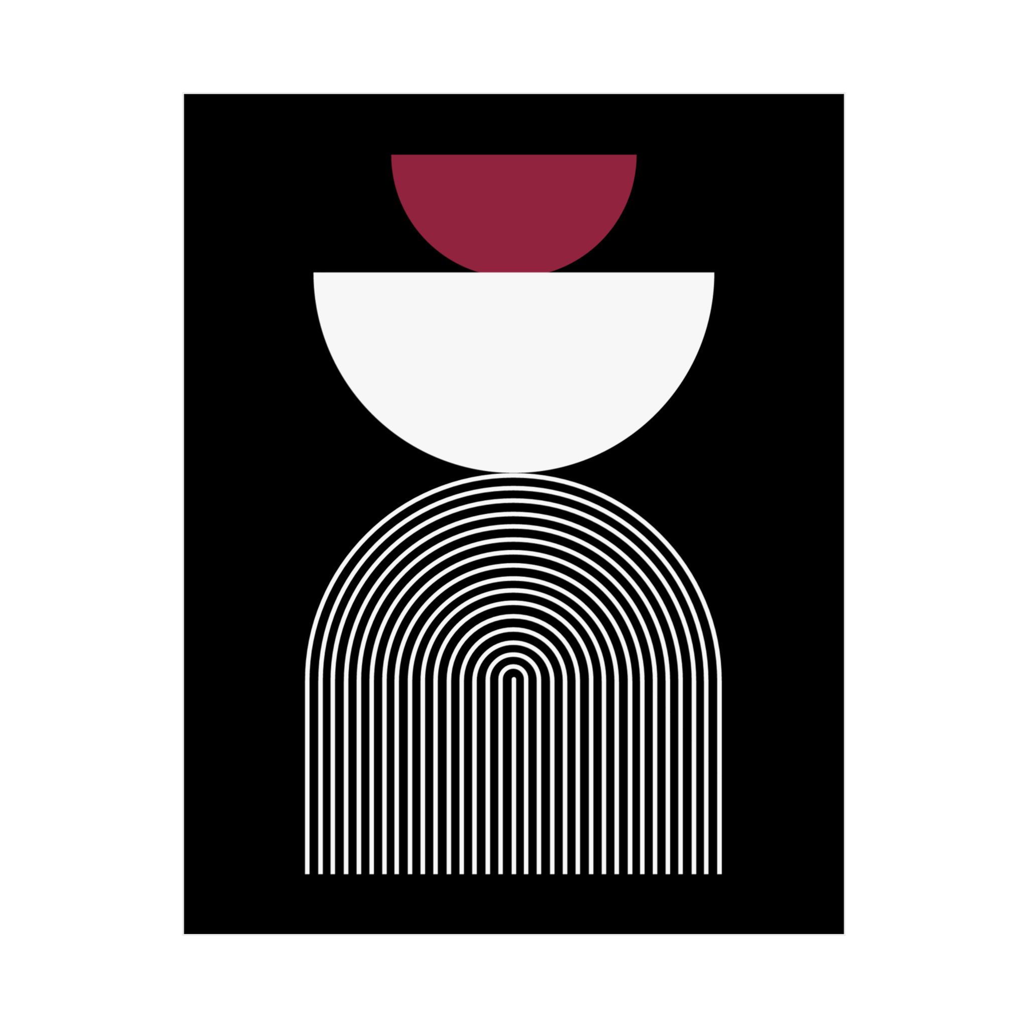 Geometric 24 Matte Poster -Arizona Cardinals - Away