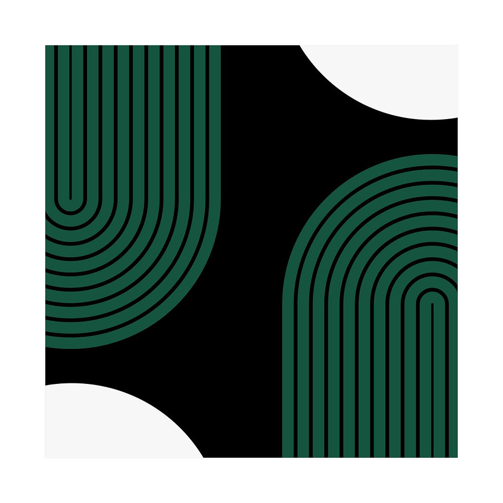 Thumbnail: Modern Geometric 10 Matte Poster - New York Jets - Away