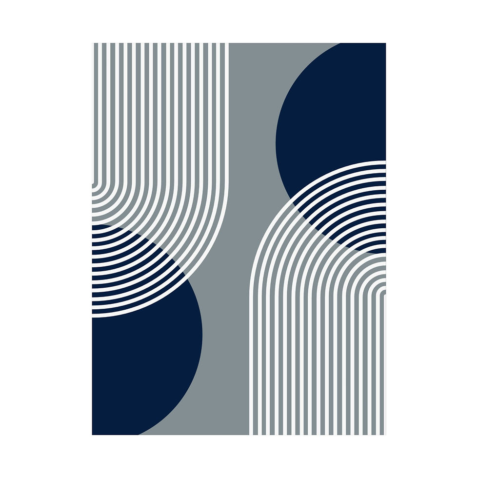 Thumbnail: Modern Geometric 25 Matte Poster - Dallas Cowboys - Alt