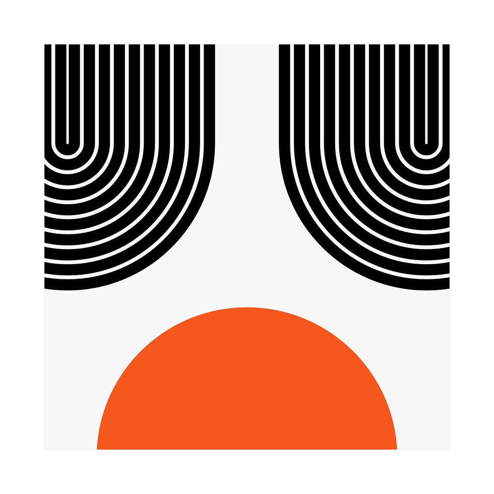Thumbnail: Modern Geometric 11 Matte Poster - San Francisco Giants - Home