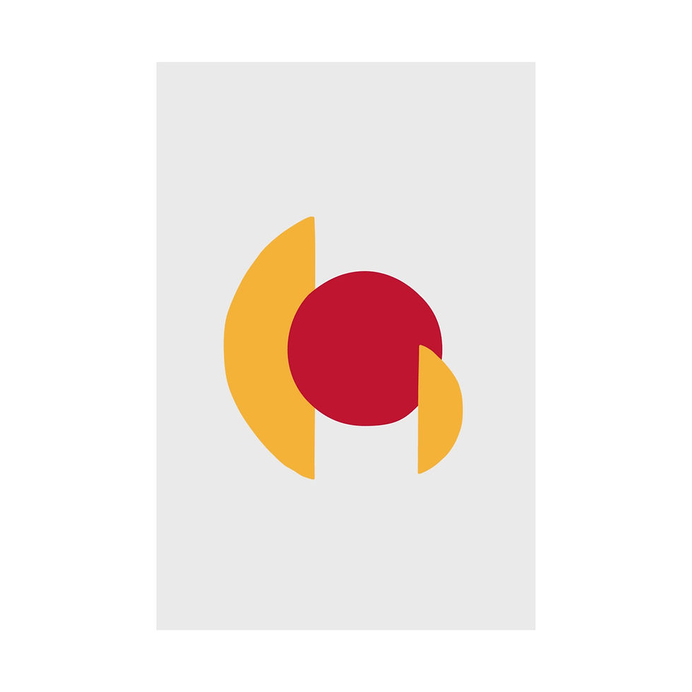 Thumbnail: Modern Geometric 30 Matte Poster - Atlanta Hawks - Home