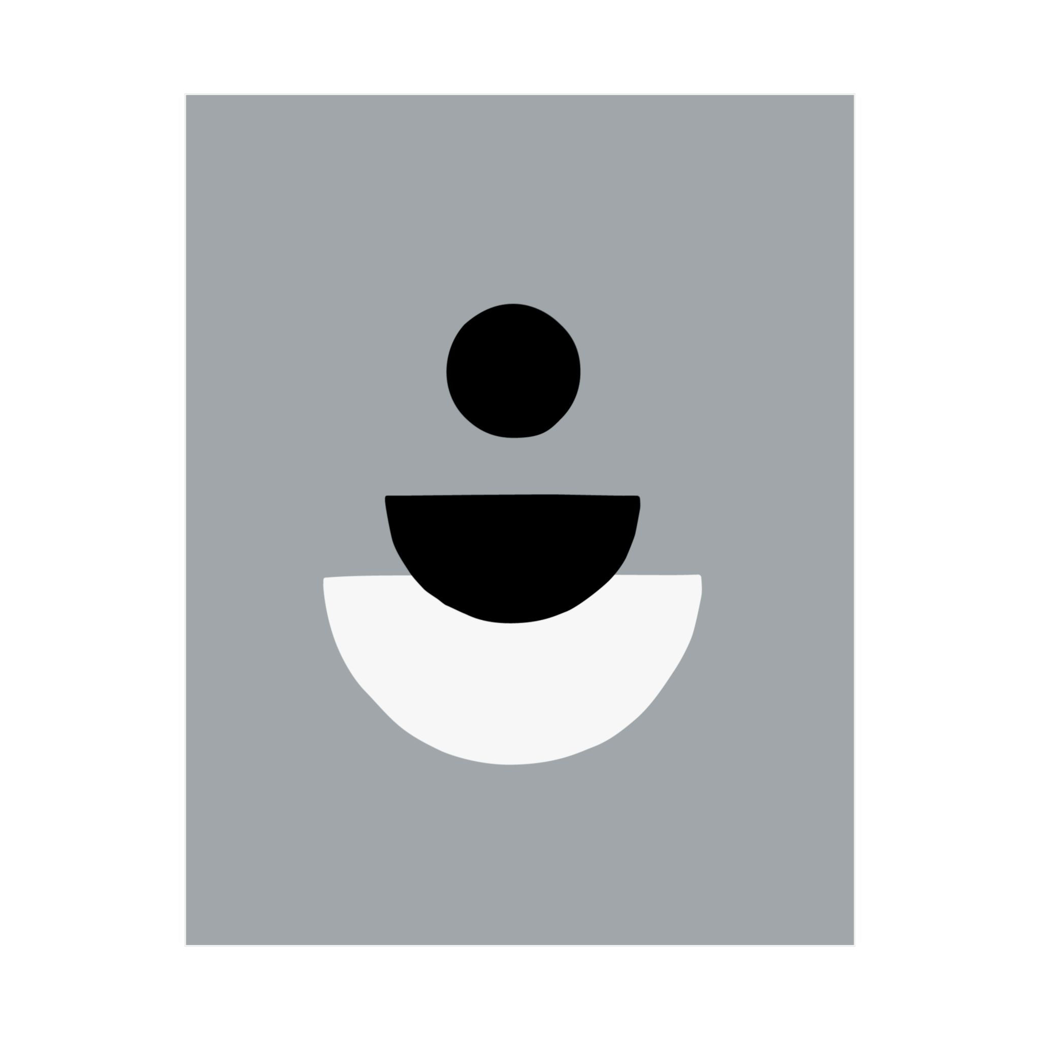 Modern Geometric 28 Matte Poster - Las Vegas Raiders - Alt