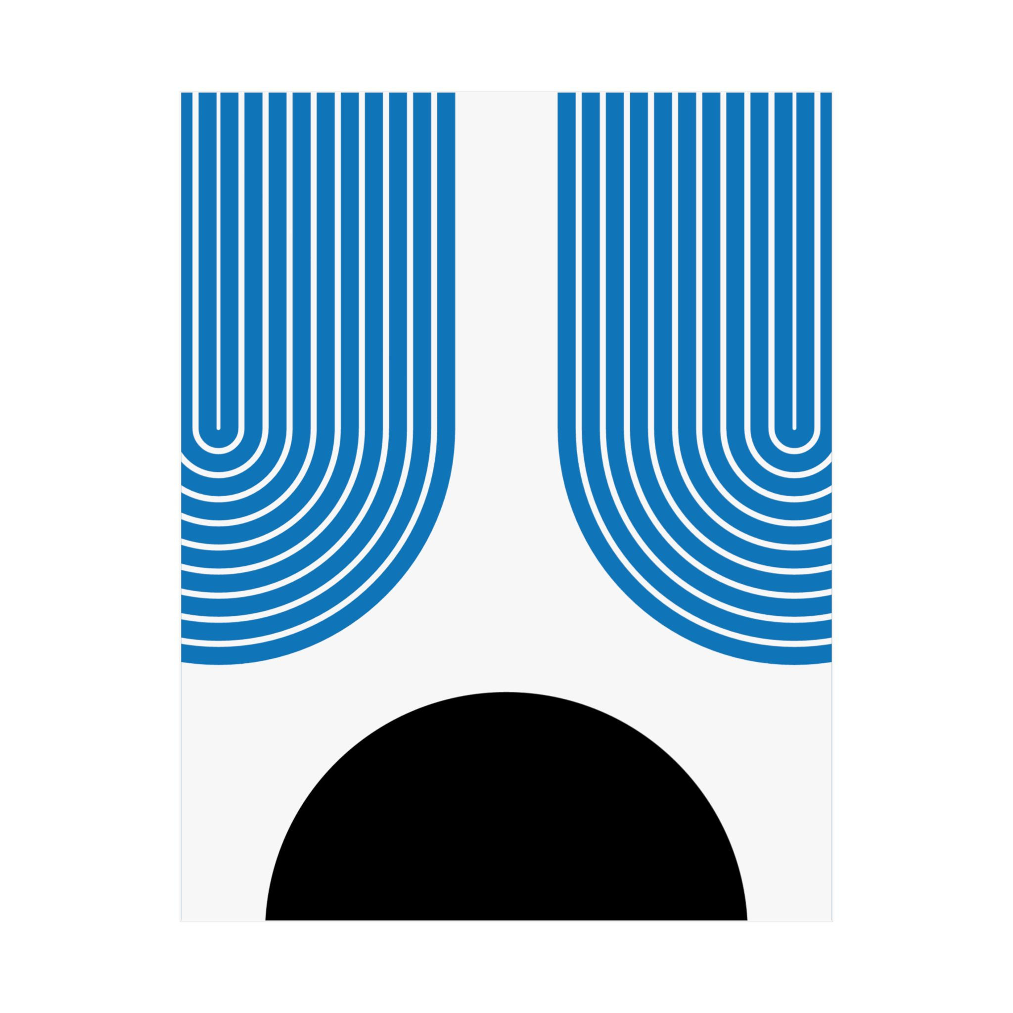 Modern Geometric 11 Matte Poster - Orlando Magic - Home