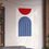 Thumbnail: Geometric 09 Matte Poster - Los Angeles Clippers - Home