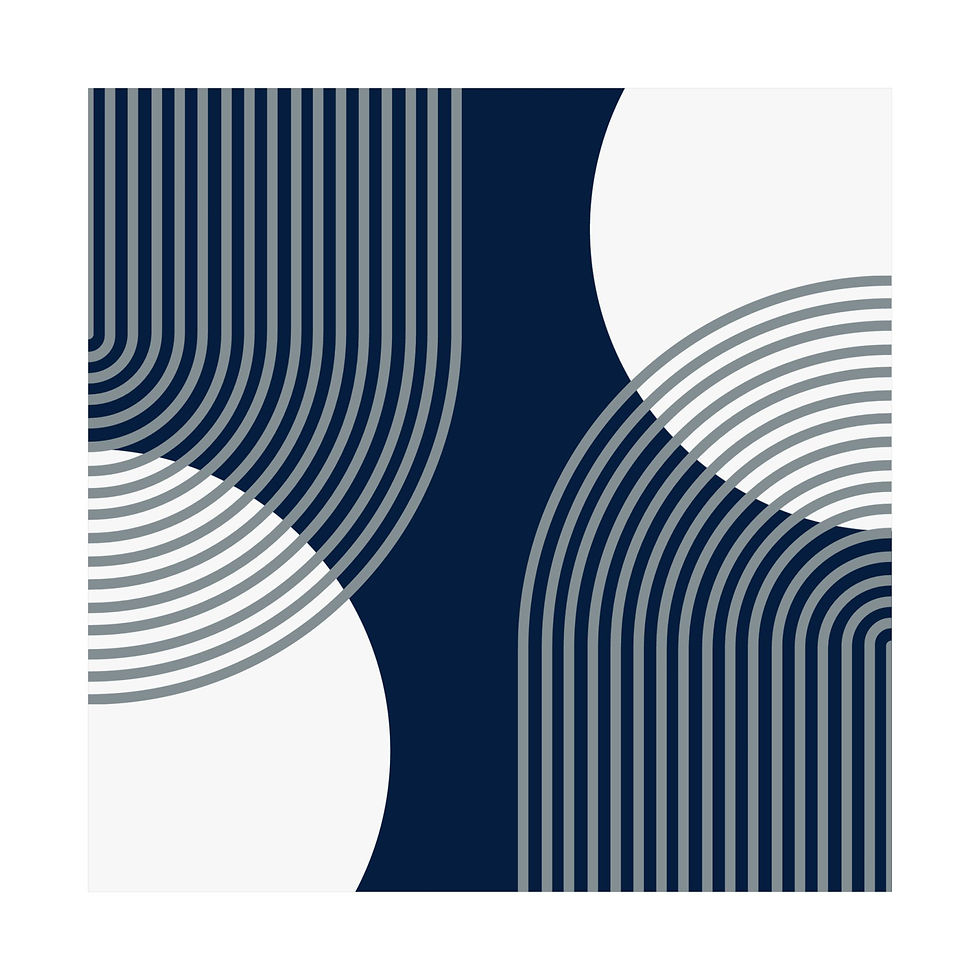 Thumbnail: Modern Geometric 25 Matte Poster - Dallas Cowboys - Away