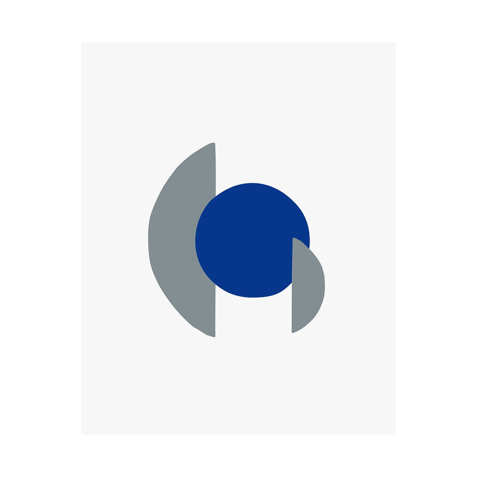 Thumbnail: Modern Geometric 30 Matte Poster - Dallas Cowboys - Home