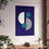 Thumbnail: Geometric 29 Matte Poster - Charlotte Hornets - Alt