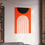 Thumbnail: Modern Geometric 09 Matte Poster - San Francisco Giants - Alt