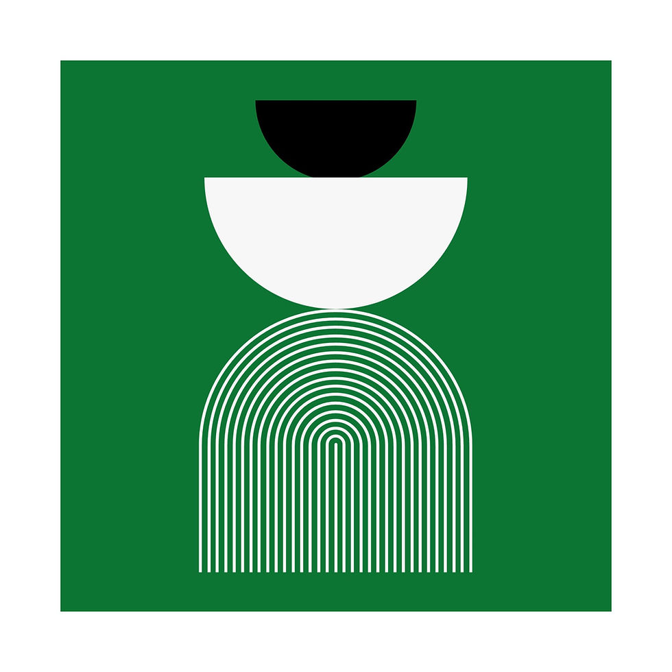 Thumbnail: Modern Geometric 24 Matte Poster - Boston Celtics - Away