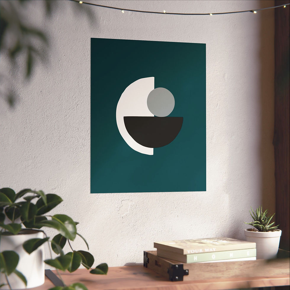 Thumbnail: Modern Geometric - 31 - Matte Poster - Philadelphia Eagles - Away