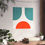 Thumbnail: Modern Geometric 11 Matte Poster - Miami Dolphins - Home