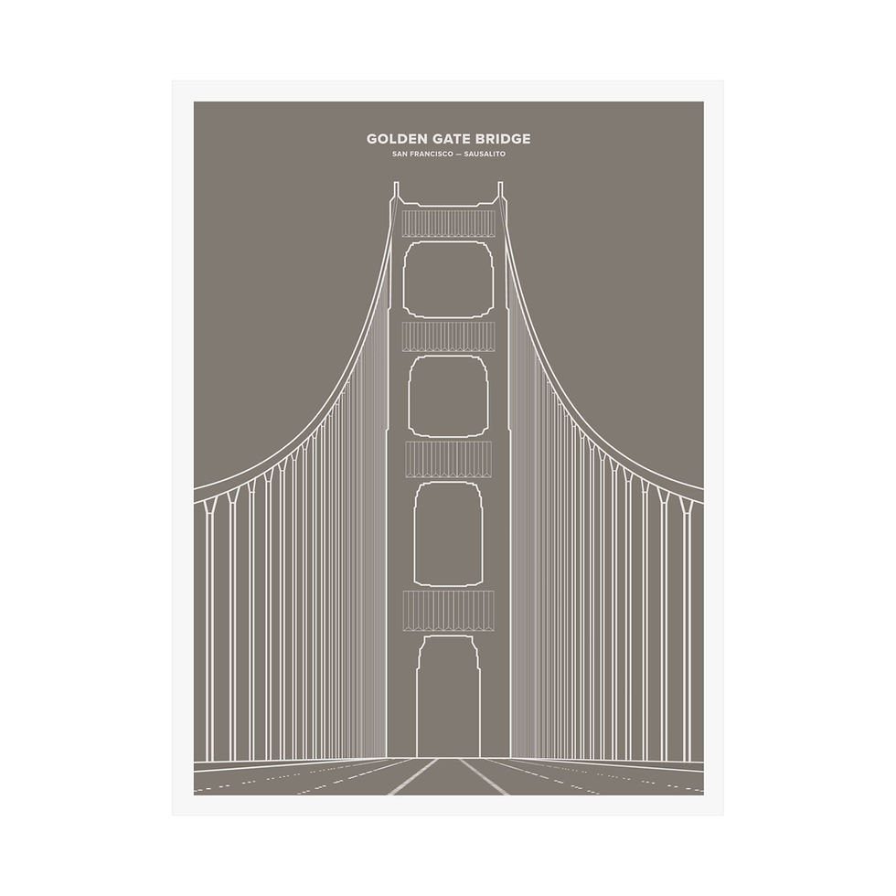 Thumbnail: Bridge Series - Golden Gate Bridge - Dark