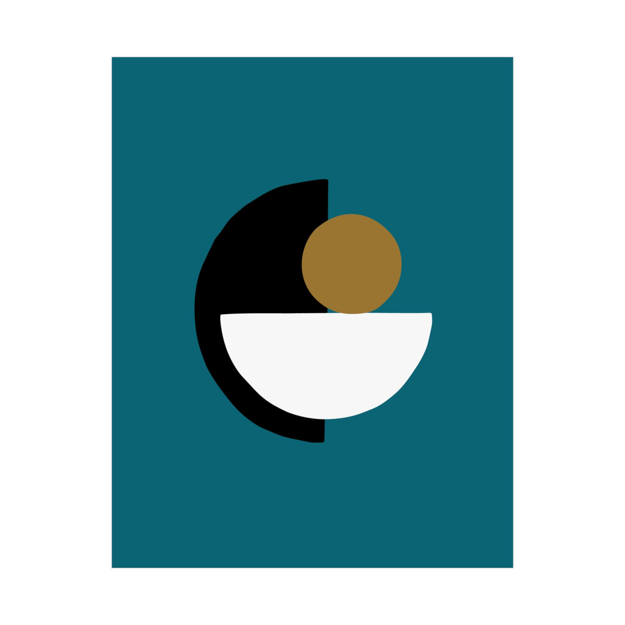 Geometric 31 Matte Poster - Jacksonville Jaguars - Alt