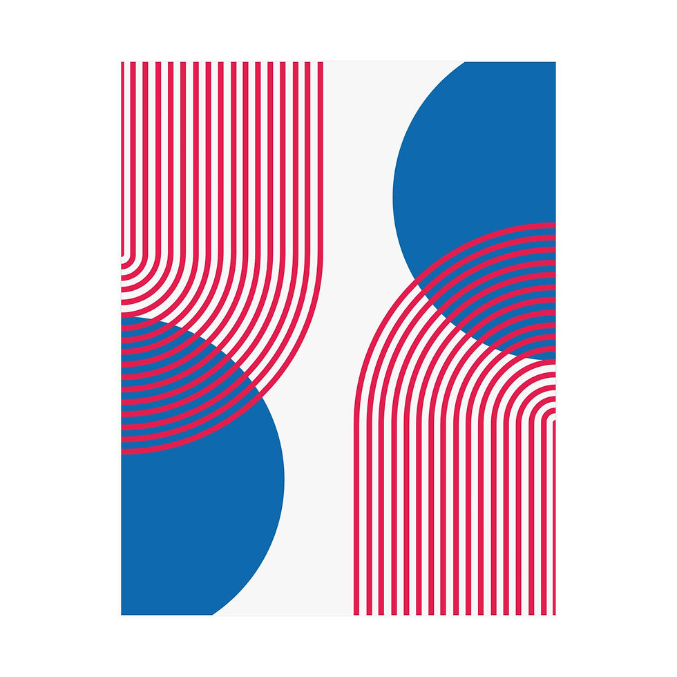 Geometric 25 Matte Poster - Philadelphia 76ers - Home