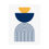 Thumbnail: Modern Geometric 24 Matte Poster - Indiana Pacers - Home