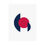 Thumbnail: Modern Geometric 30 Matte Poster - Atlanta Braves - Home
