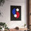 Thumbnail: Geometric 29 Matte Poster - Detroit Pistons - Alt