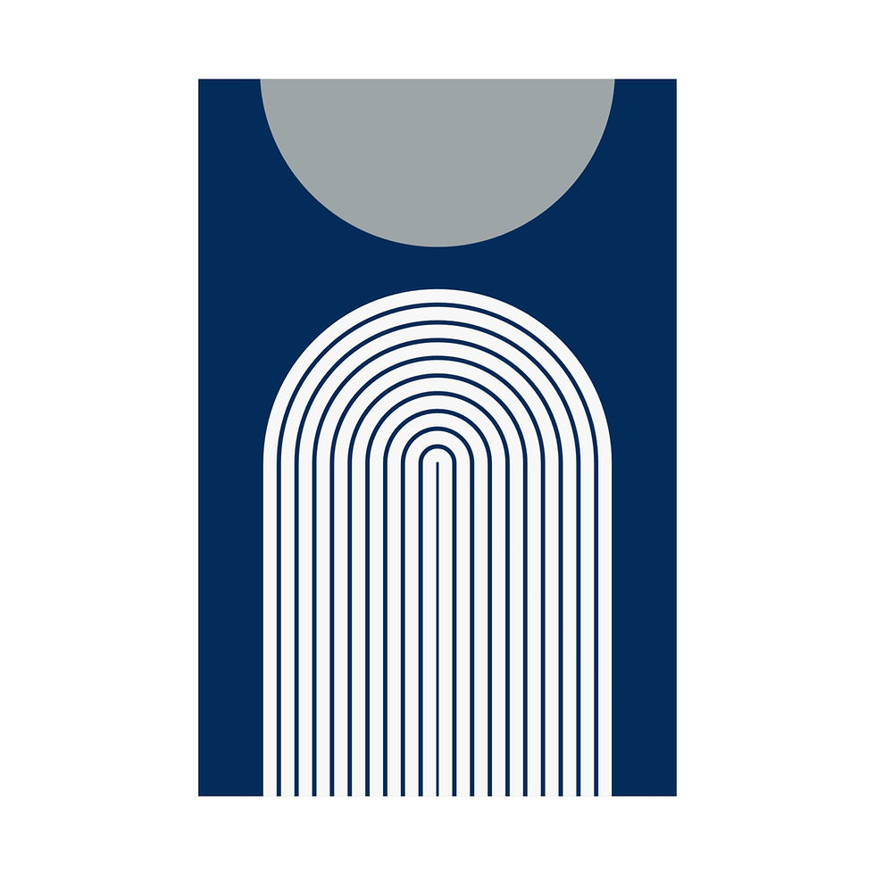 Thumbnail: Geometric 09 Matte Poster - Indianapolis Colts - Away