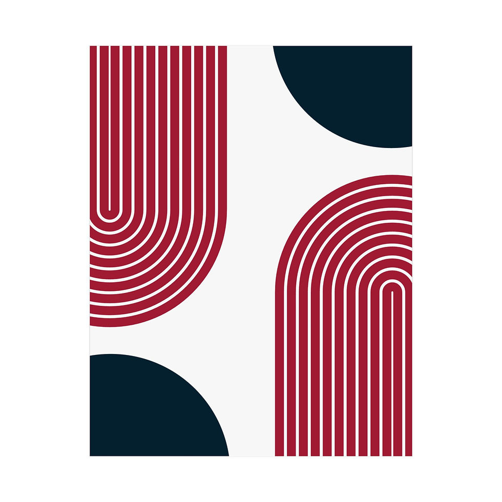 Geometric 10 Matte Poster - Houston Texans - Home