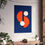 Thumbnail: Modern Geometric 29 Matte Poster - New York Mets - Away
