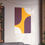 Thumbnail: Modern Geometric 10 Matte Poster - Minnesota Vikings - Alt