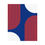 Thumbnail: Modern Geometric 10 Matte Poster - Chicago Cubs - Away