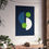 Thumbnail: Modern Geometric 29 Matte Poster - Minnesota Timberwolves - Away
