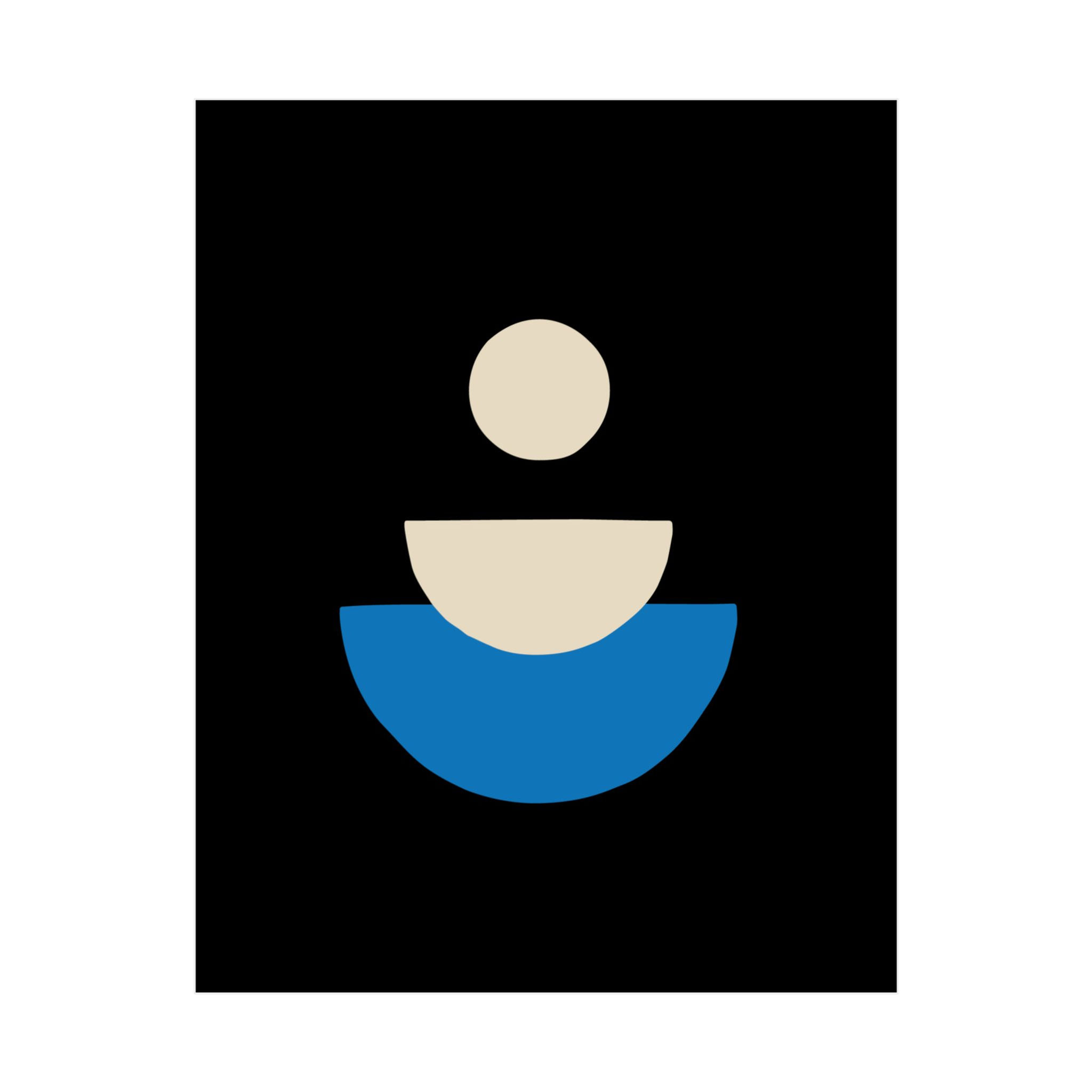 Modern Geometric 28 Matte Poster - Milwaukee Bucks - Alt