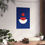 Thumbnail: Modern Geometric 28 Matte Poster - Chicago Cubs - Away