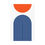 Thumbnail: Modern Geometric 09 Matte Poster - New York Mets - Home