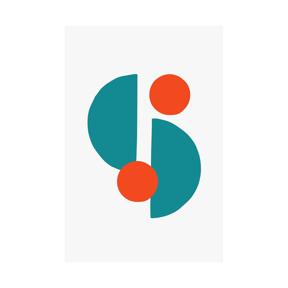 Thumbnail: Modern Geometric 29 Matte Poster - Miami Dolphins - Home